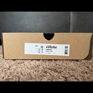 Olukai Ohana Men’s Stone/Stone Sandals Size 13